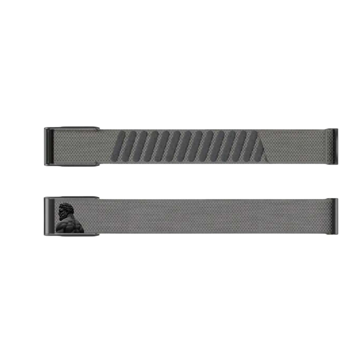 Whoop Strap 4.0 / 5.0 Ionic Grey nylon band flat lay