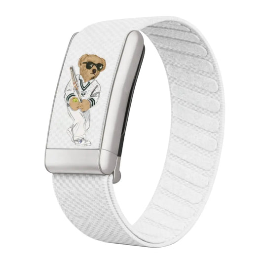 Whoop Strap 4.0 / 5.0 Court White worn-style perspective