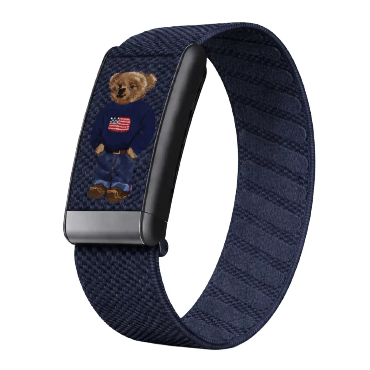 Whoop Strap 4.0 / 5.0 Navy Blue worn-style perspective