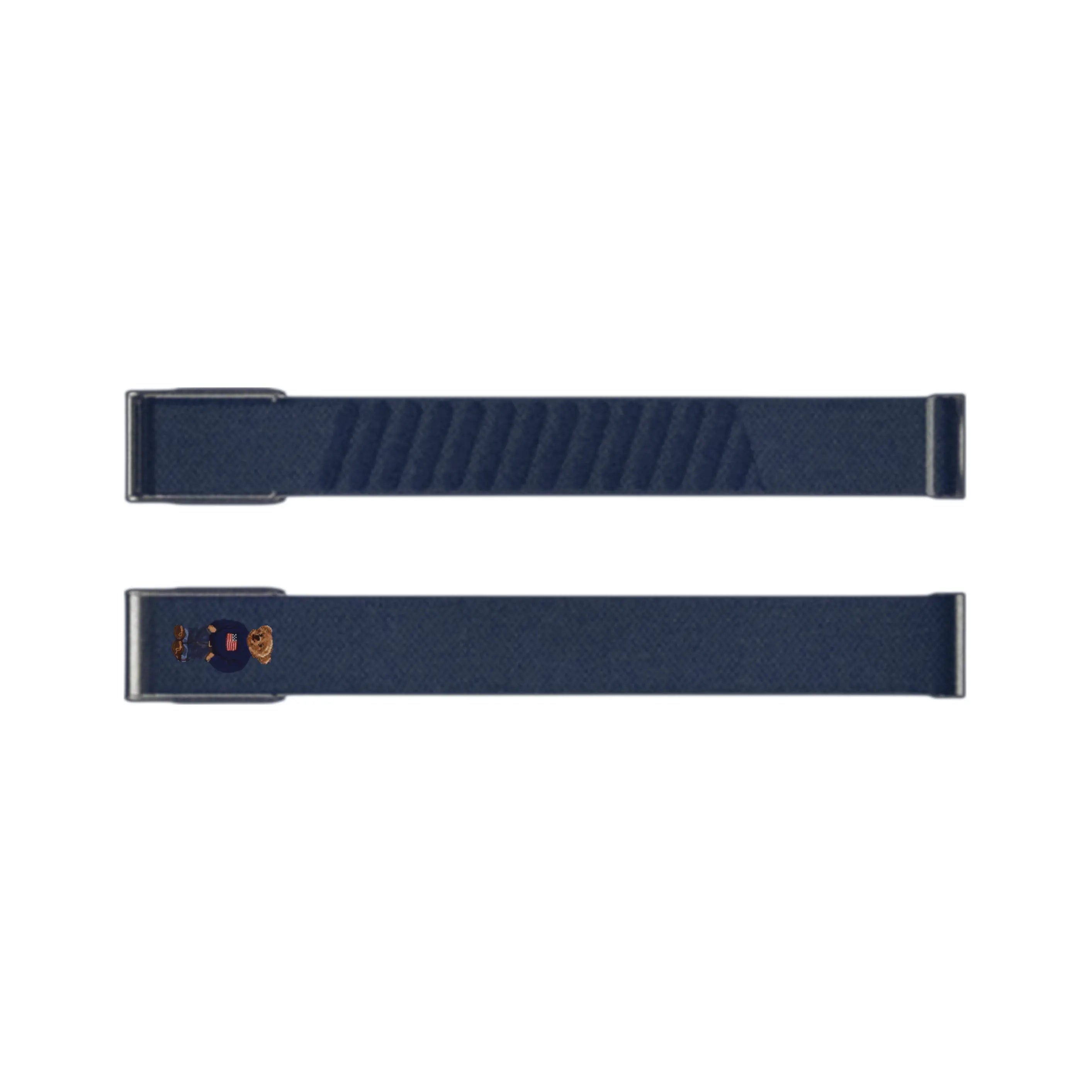Whoop Strap 4.0 / 5.0 Navy Blue nylon band flat lay