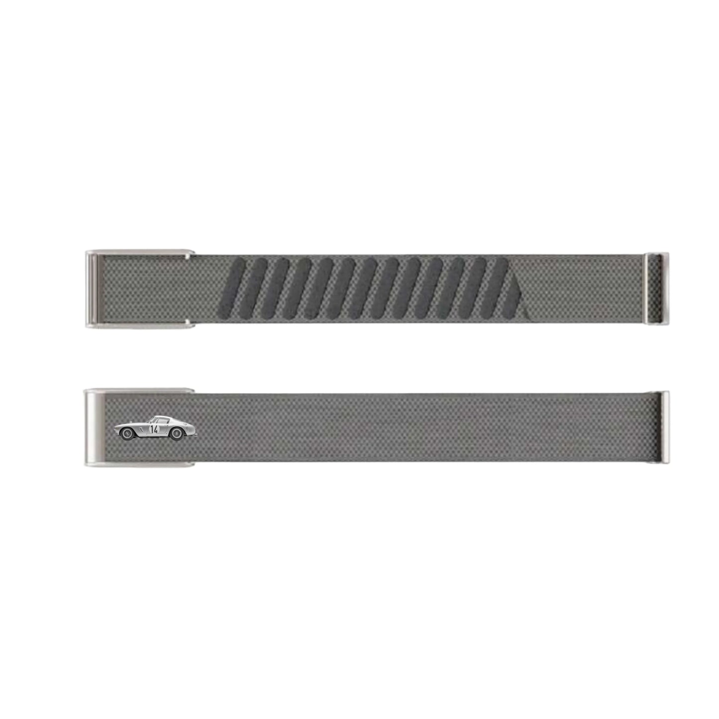 Whoop Strap 4.0 / 5.0 Heritage Grey nylon band flat lay