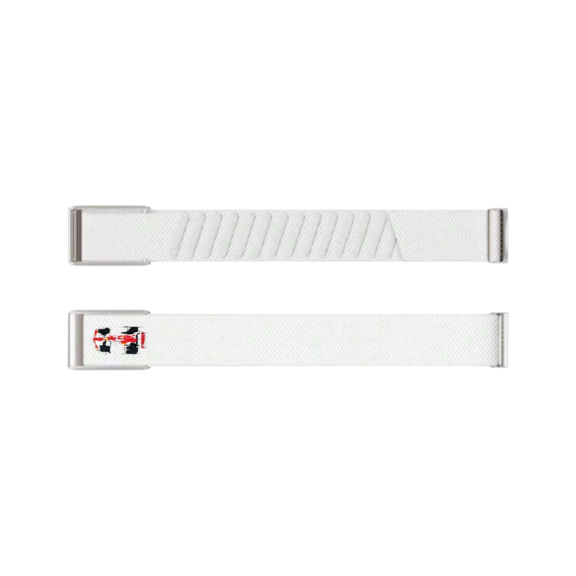 Whoop Strap 4.0 / 5.0 Bolide White nylon band flat lay