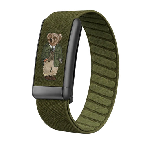 Whoop Strap 4.0 / 5.0  Forest Green worn-style perspective