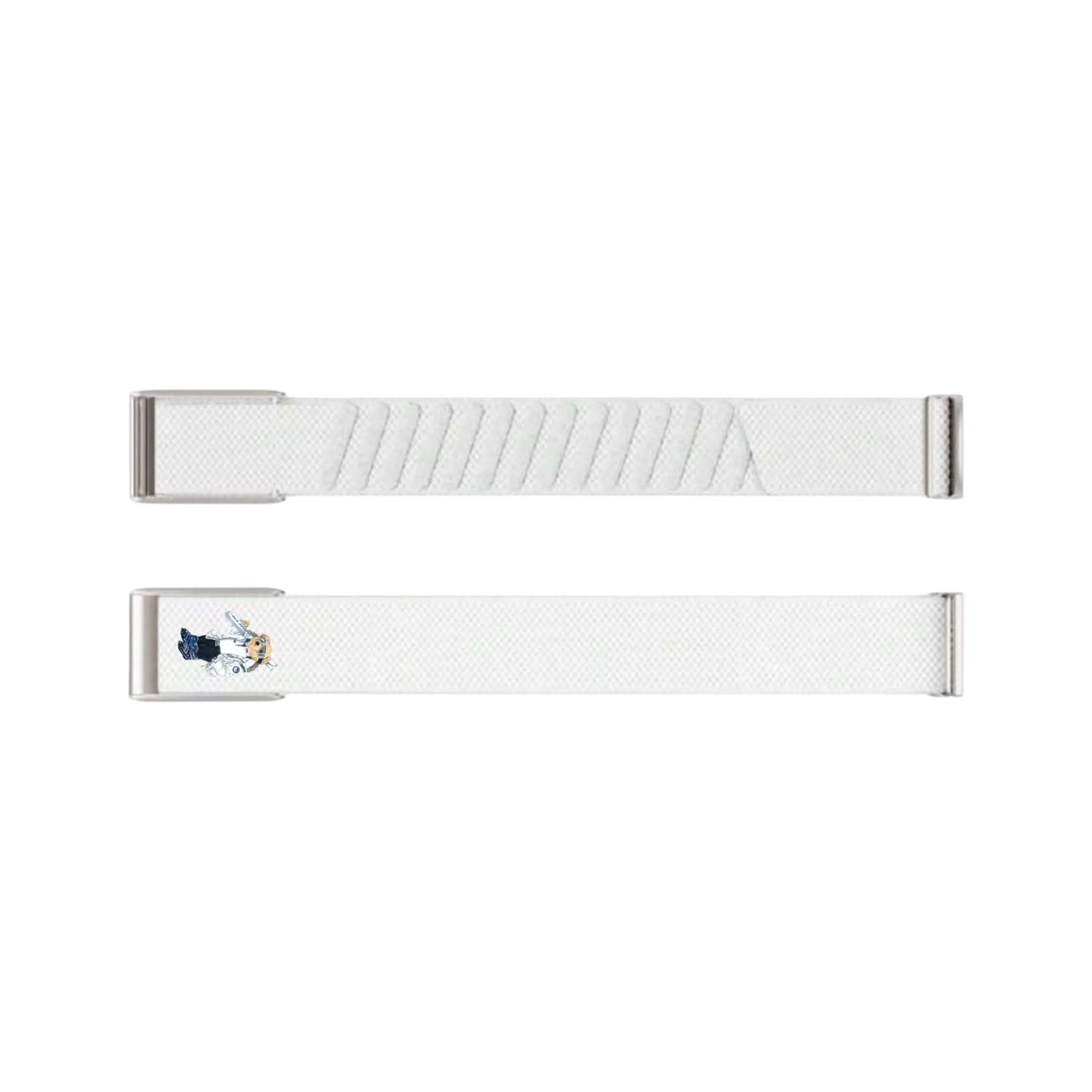 Whoop Strap 4.0 / 5.0  Alpine White nylon band flat lay