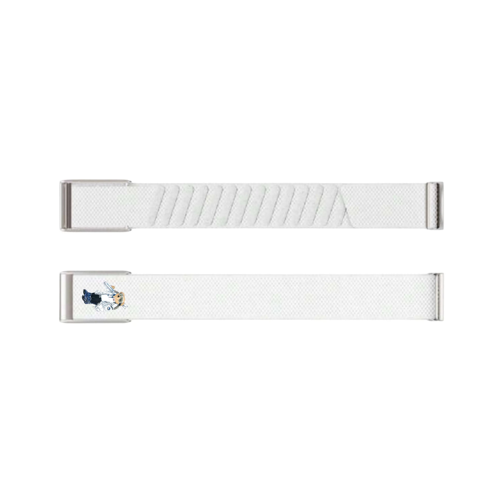 Whoop Strap 4.0 / 5.0  Alpine White nylon band flat lay