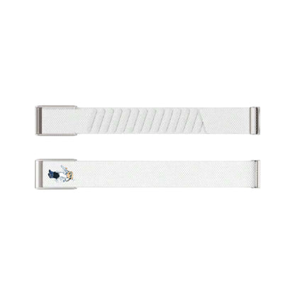 Whoop Strap 4.0 / 5.0  Alpine White nylon band flat lay