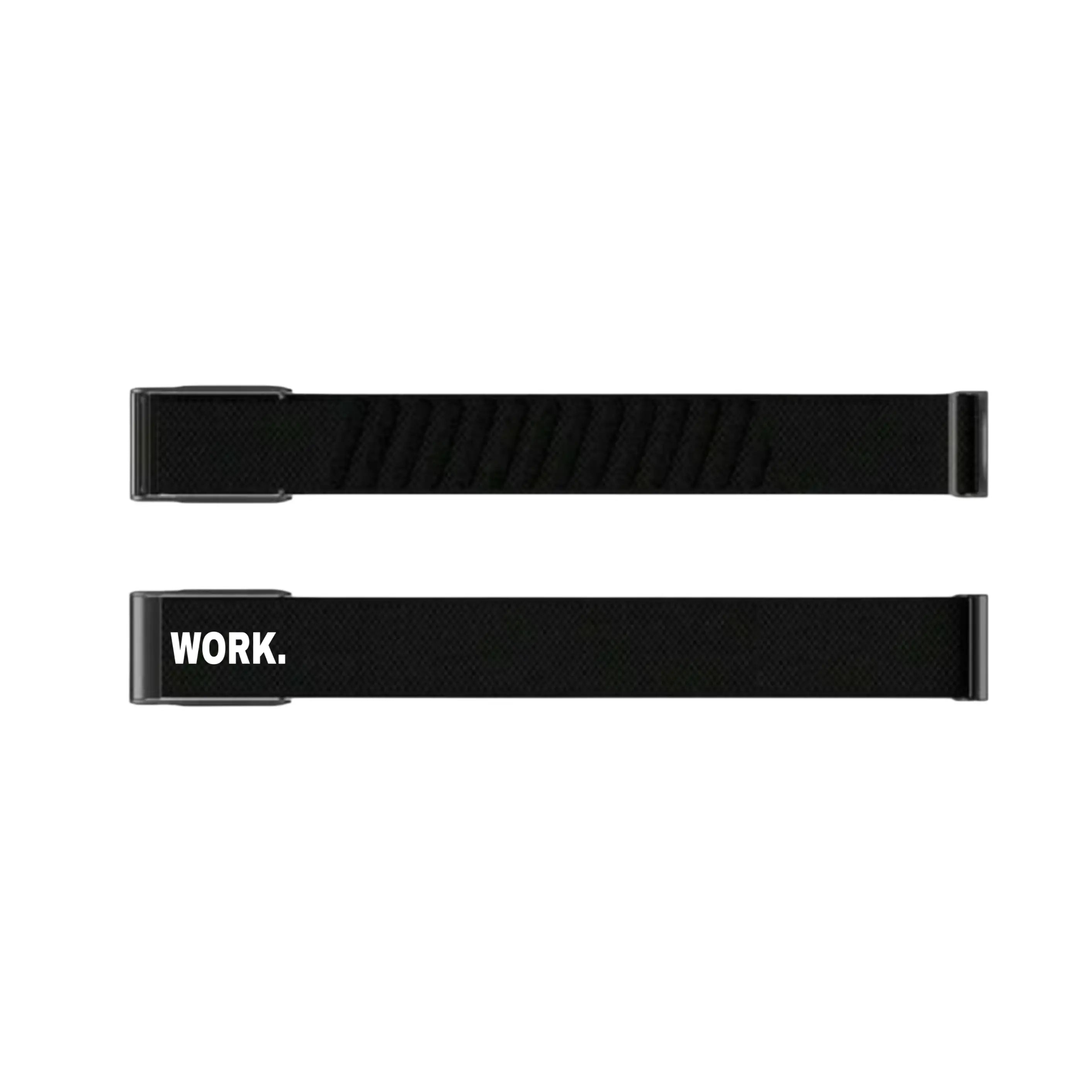 Whoop Strap 4.0 / 5.0 Utility Black nylon band flat lay